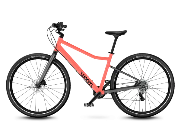 Woom 6 Explore kids bike 26" Neon Coral