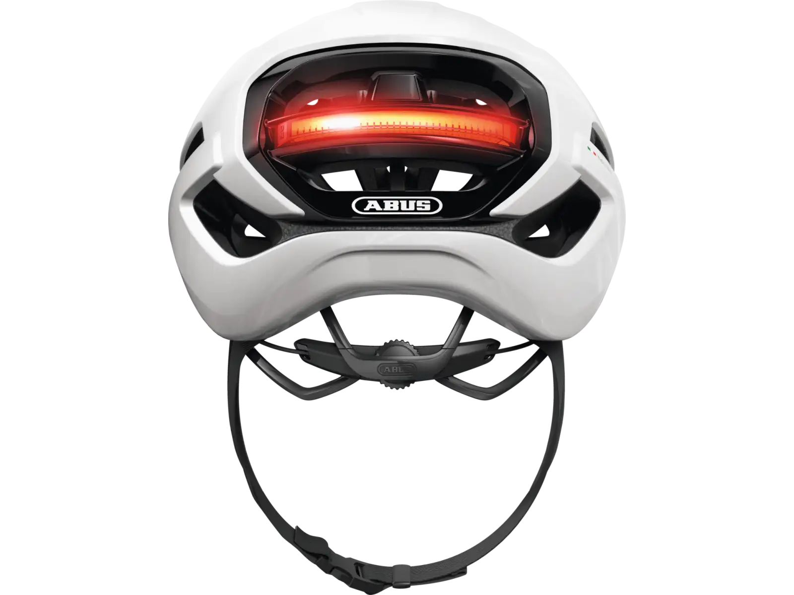 Abus Taipan LED gravel helmet Shiny White