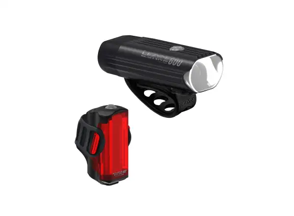 Lezyne Radar React StVZO System front and rear light Black