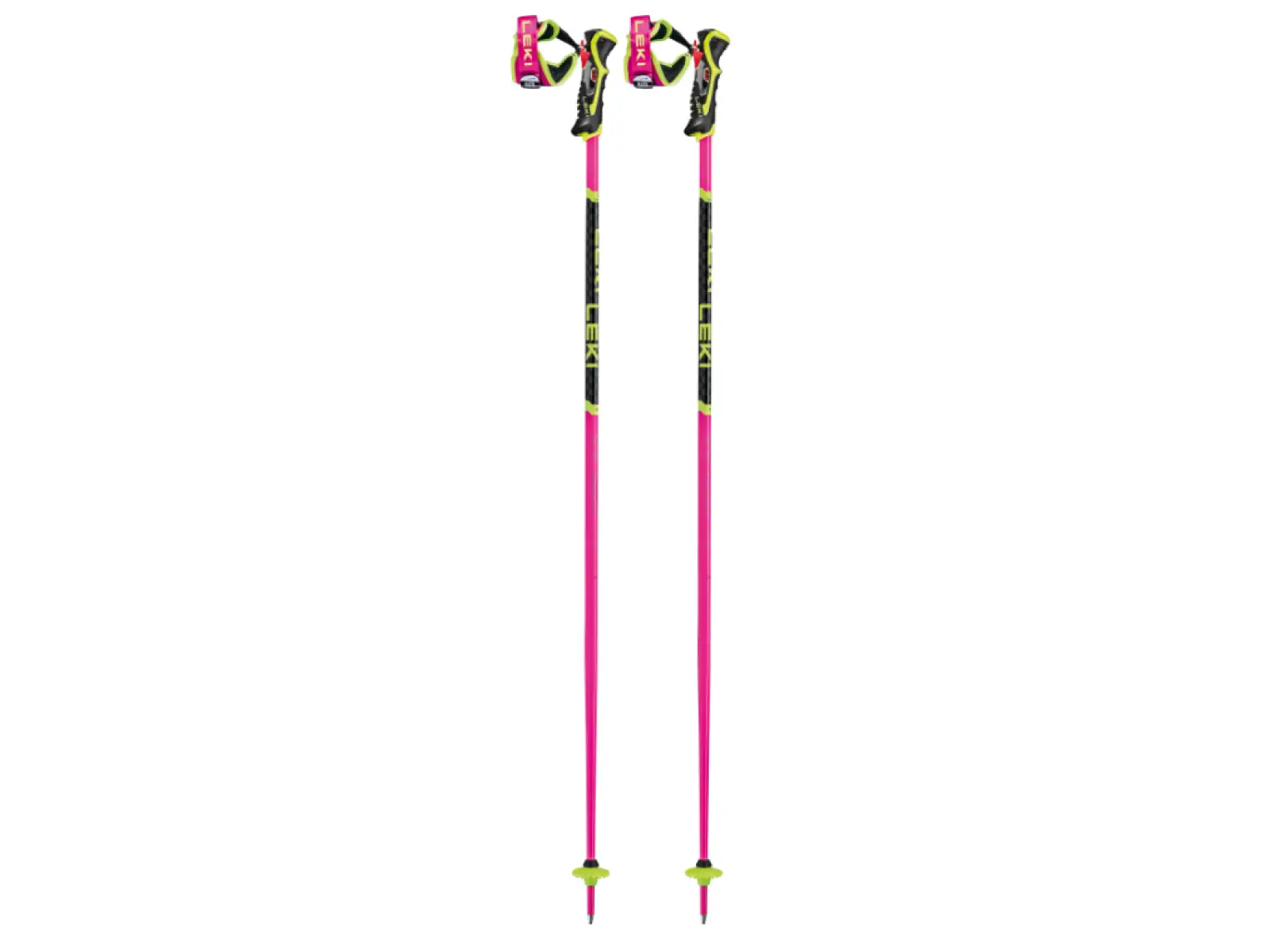 Leki WCR TBS SL 3D alpine poles Neonpink/Black/Neonyellow