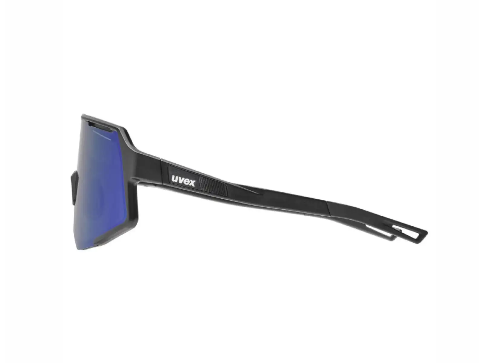Uvex Sequenze cycling glasses Black matt/Mirror Green
