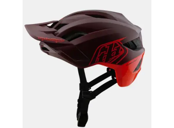 Troy Lee Designs Flowline SE helmet Badge Maroon