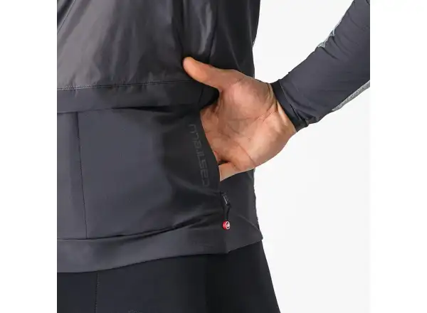 Castelli Unlimited Puffy men's jacket Defender Green/Dark Grey