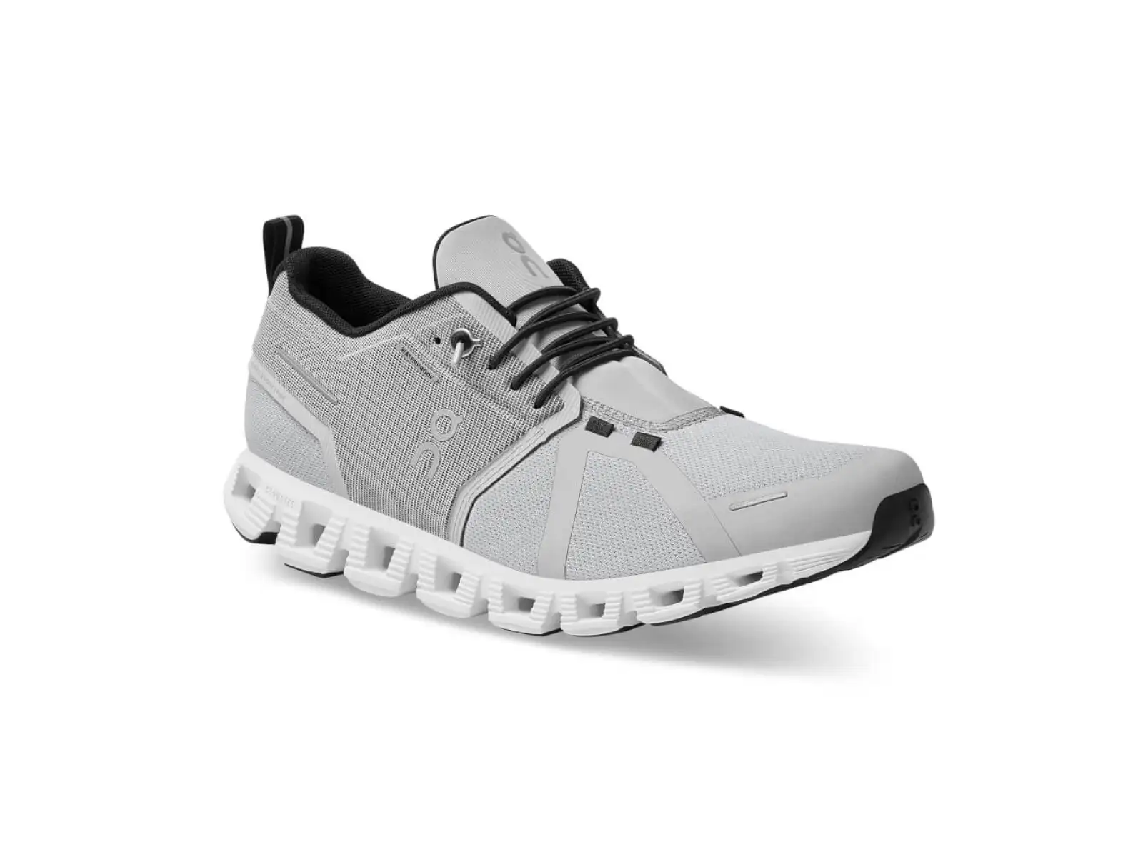 On Cloud 5 Waterproof Running Shoes Women Glacier/White