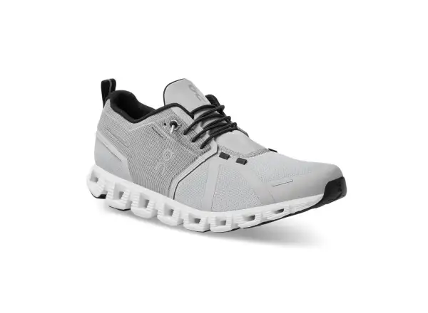 On Cloud 5 Waterproof Running Shoes Women Glacier/White