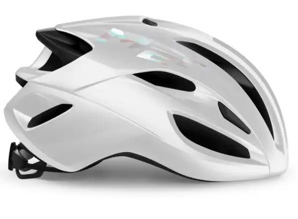 MET Rivale MIPS helmet white holographic glossy