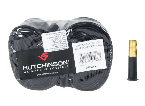 Hutchinson Standard tube 24x1.70-2.35" MTB tube Schrader valve 40 mm 2 pcs