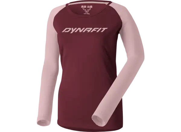 Dynafit 24/7 women's shirt long sleeve Burgundy