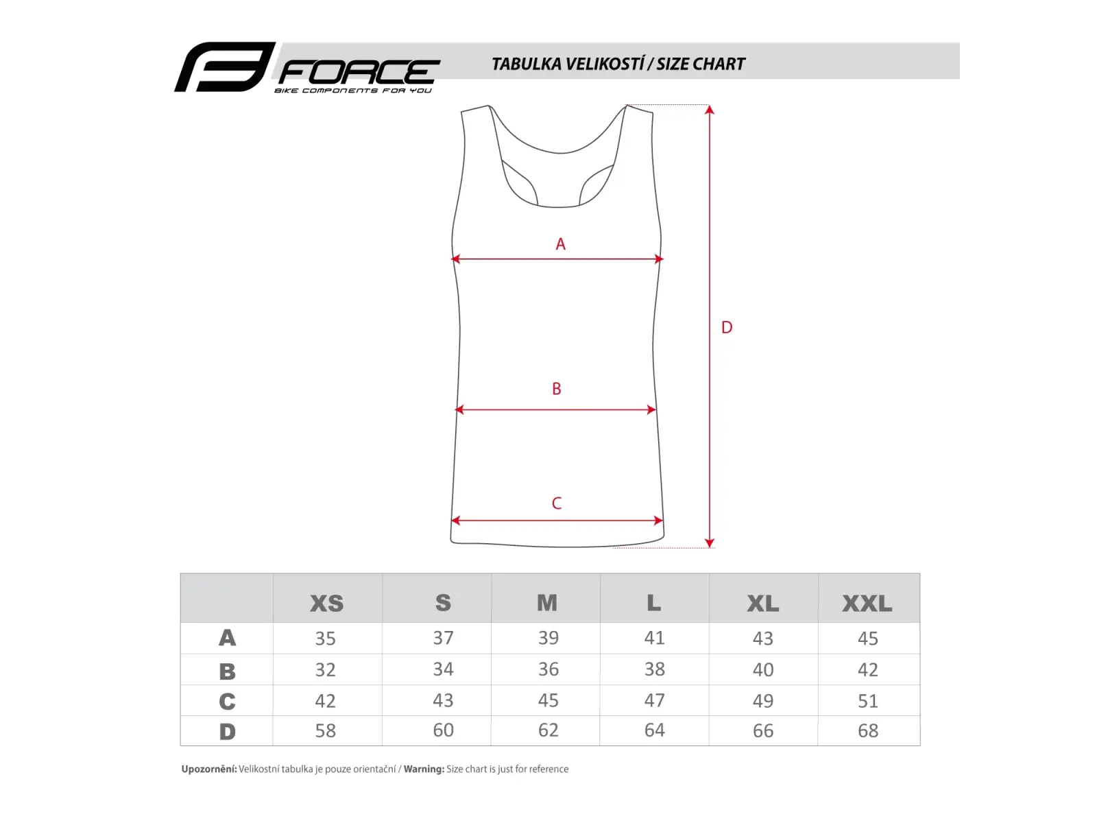Force Chance women's tank top with bra black