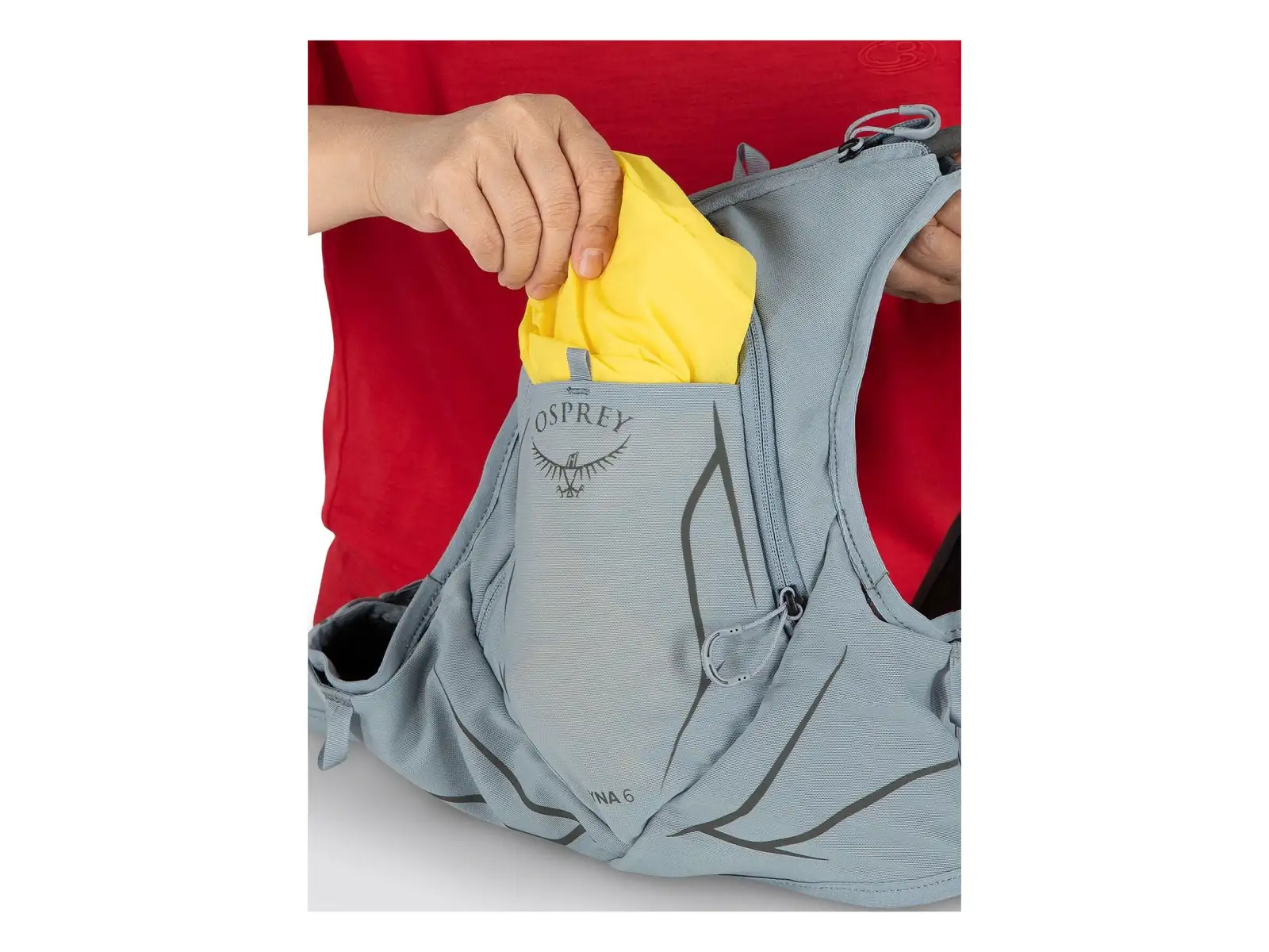 Osprey Dyna 6 women's running vest + 2x Hydraulics bottle 0.5 l Kakio/Manuka Pink