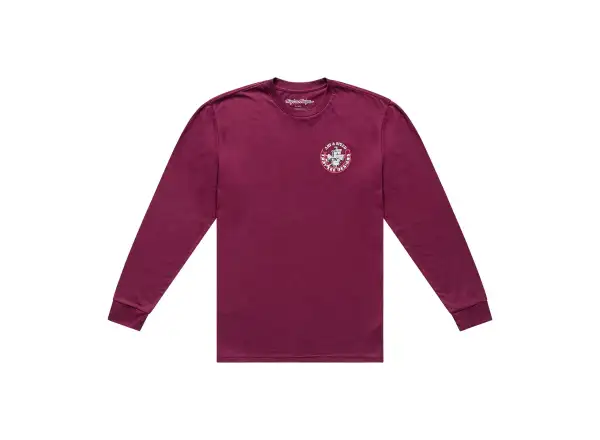 Troy Lee Designs Carb Club men's long sleeve T-shirt Sangria
