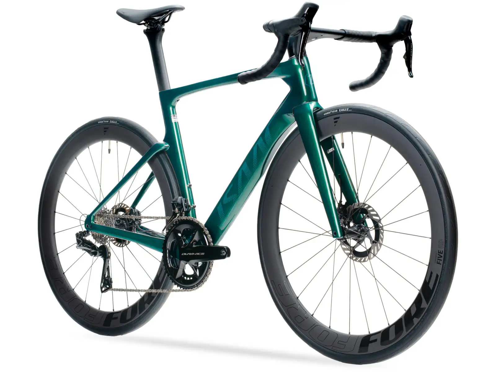 Isaac Meson Ultegra Di2 road bike Jade Green
