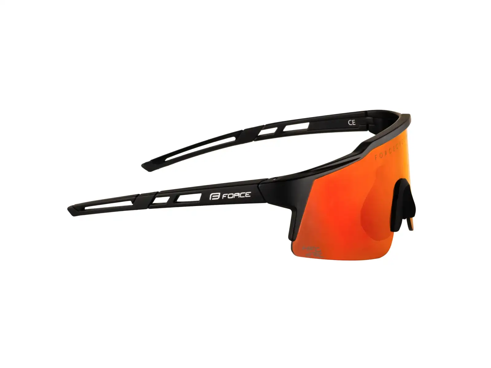 Force Nitro junior cycling glasses black/red mirrored lens