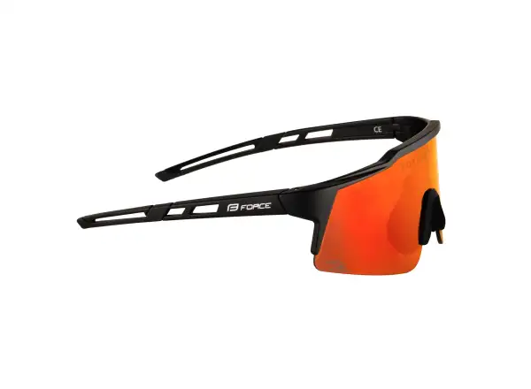 Force Nitro junior cycling glasses black/red mirrored lens