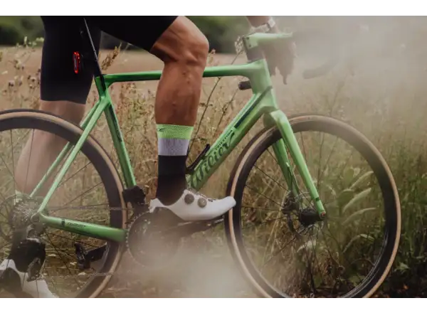 Force Rainbow cycling socks black/fluo