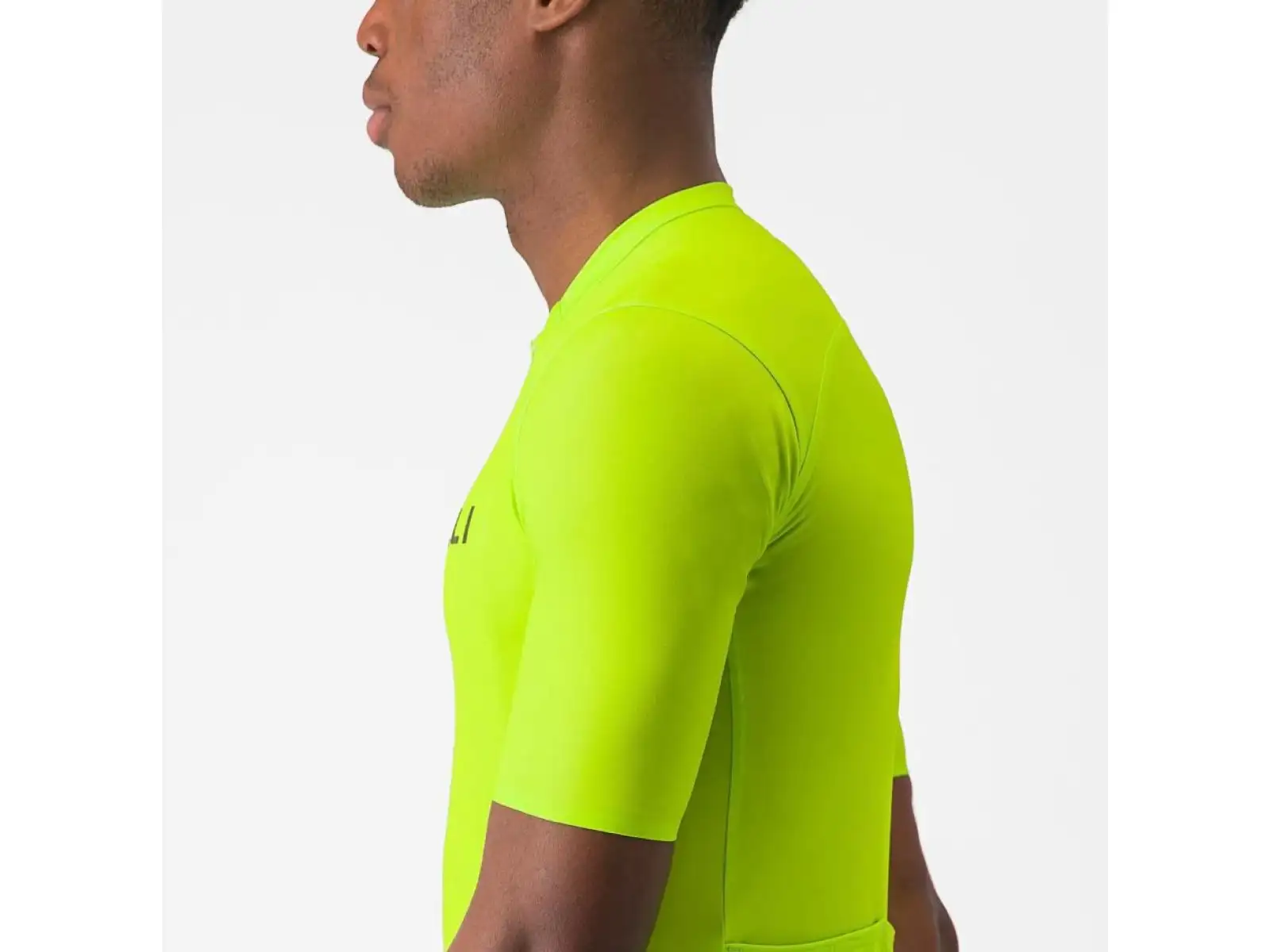 Castelli Elements men's jersey short sleeve Electric Lime