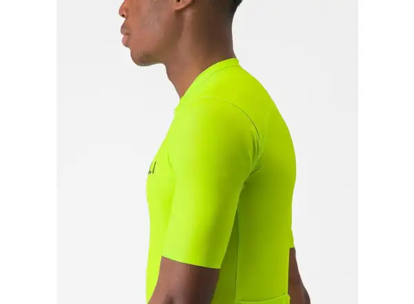 Castelli Elements men's jersey short sleeve Electric Lime