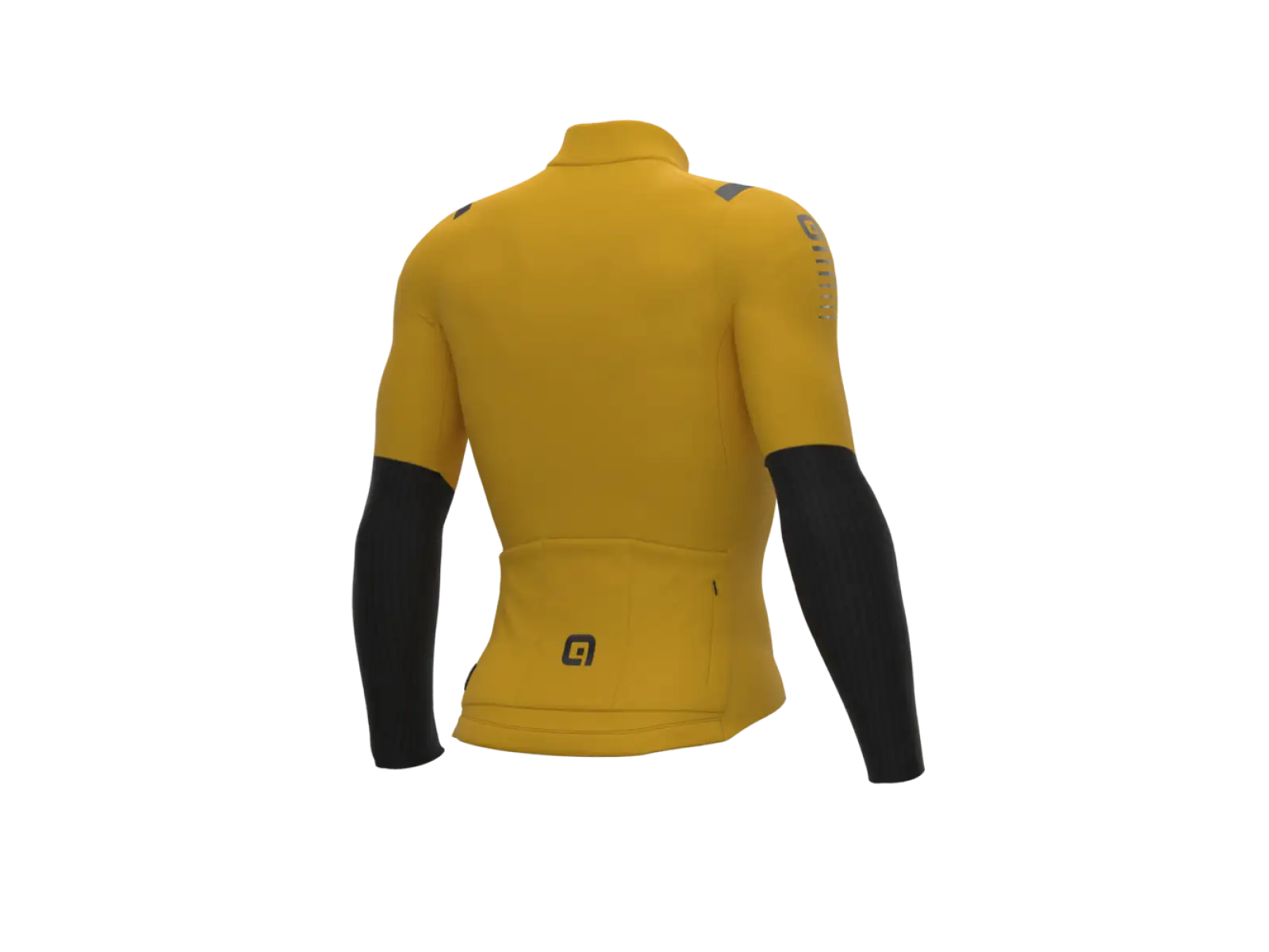Alé R-EV1 Warm Race 2.0 men's winter jersey long sleeve yellow