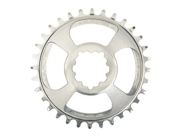 Burgtec Thick Thin GXP Boost chainring 3 mm offset 34 teeth silver