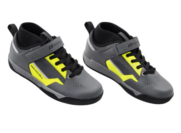 Force Downhill MTB men's shoes grey/fluo