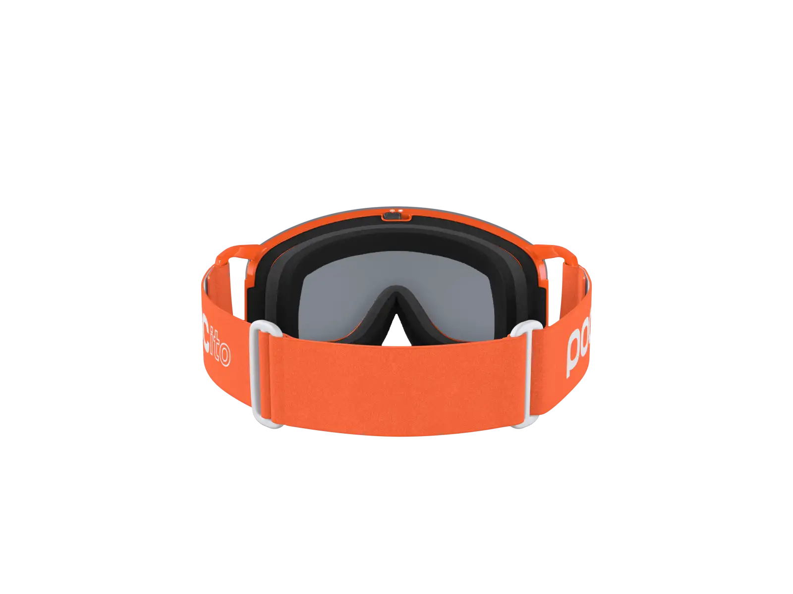 POC POCito Nexal kids ski goggles Fluorescent Orange/Partly Sunny Silver