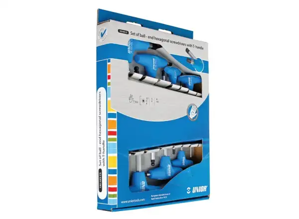 Unior set of hex keys with T-handle 2.5 - 10 mm