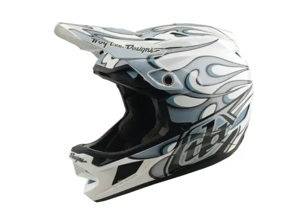 Troy Lee Designs D4 Composite MIPS helmet Torched white/Silver