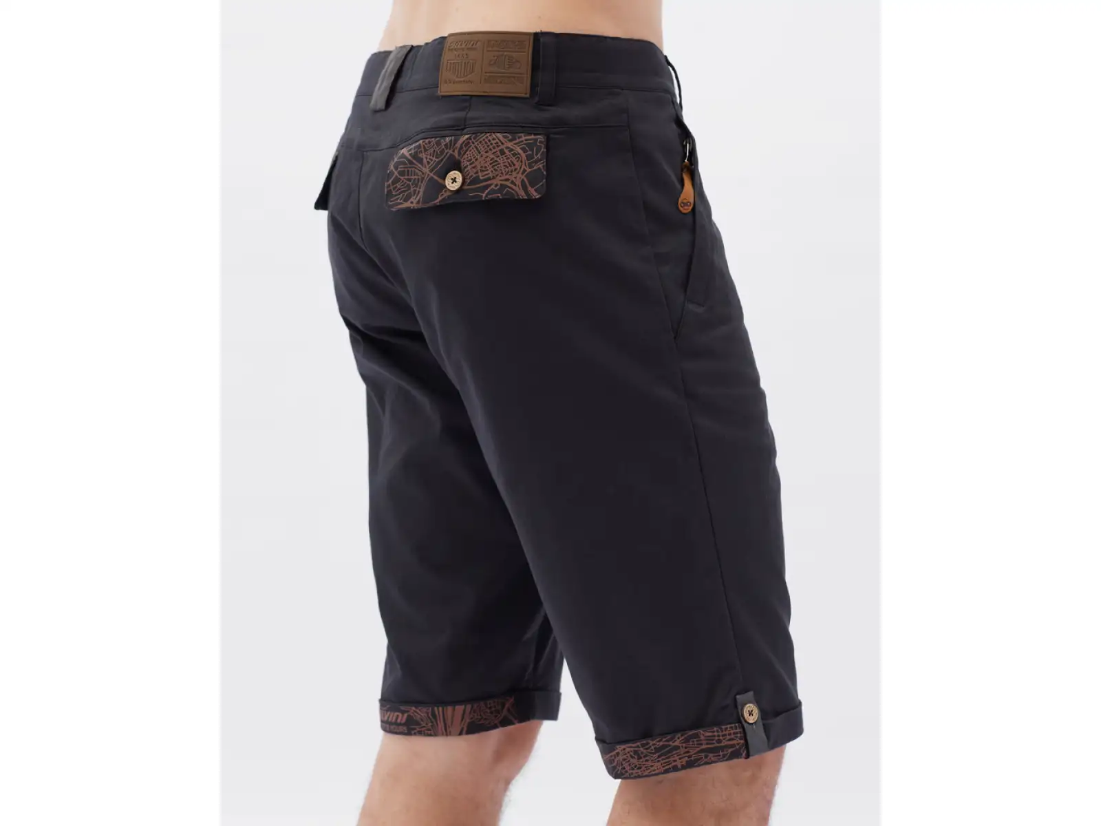 Silvini Valleroso men's shorts Charcoal