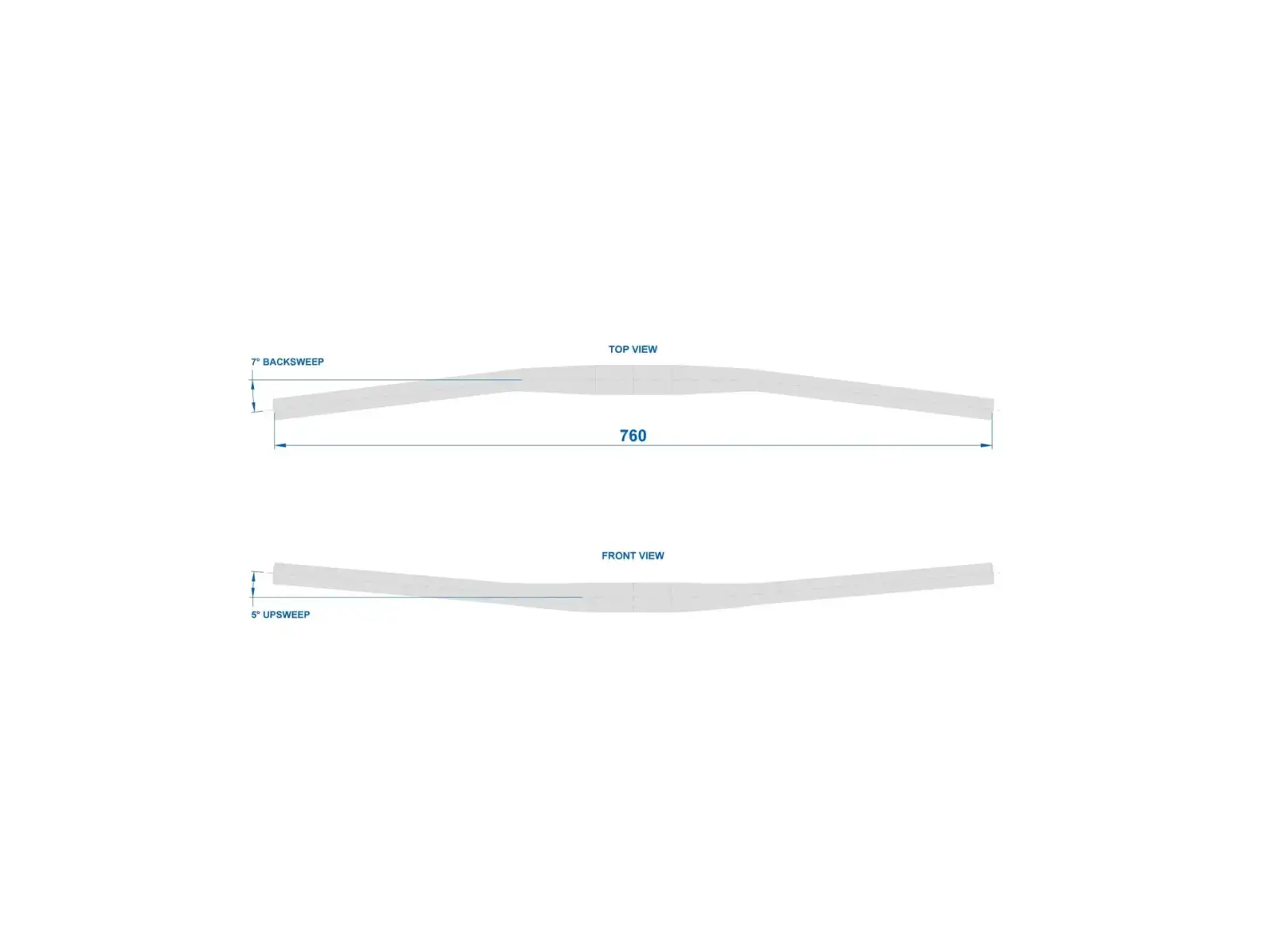 Ritchey Superlogic Zero Rise 760mm handlebars