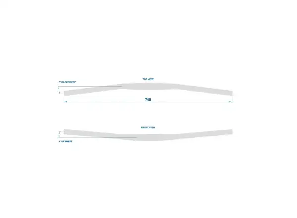 Ritchey Superlogic Zero Rise 760mm handlebars