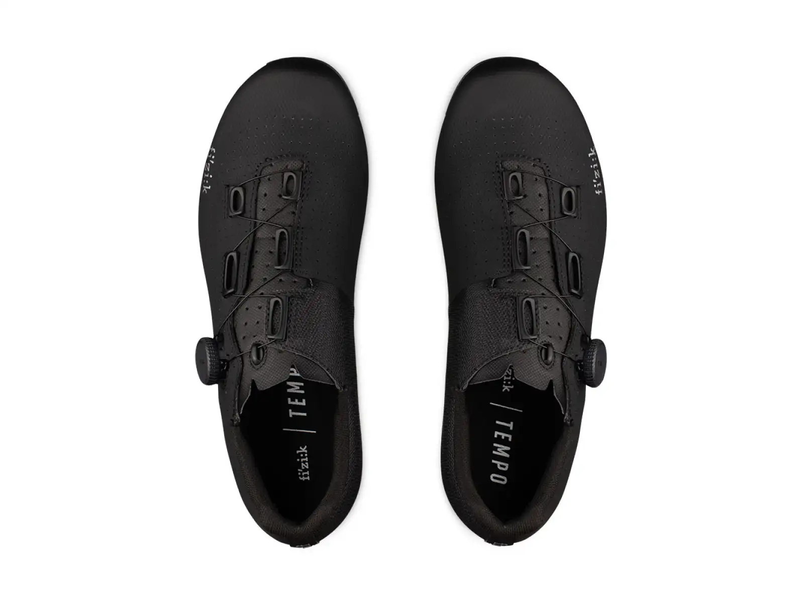 Fizik Tempo Decos Carbon Wide road men's cycling shoes Black/Black
