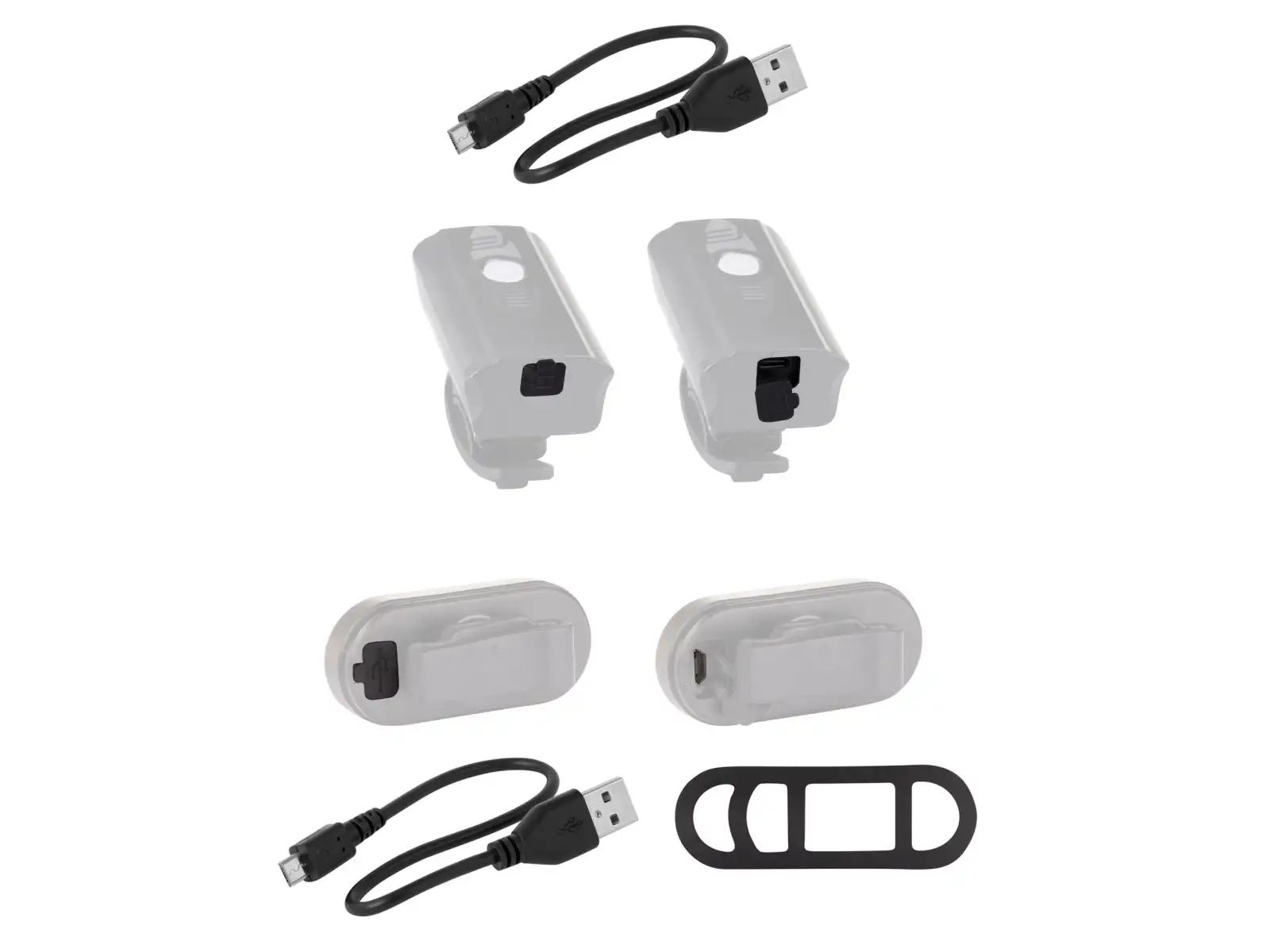 Force Diver ARC set lights front and rear USB