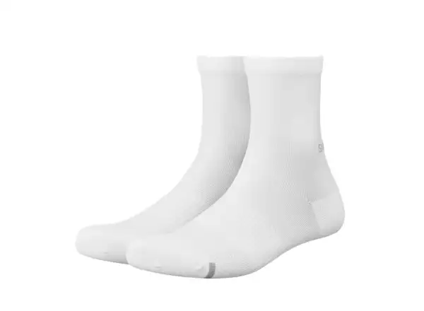 Shimano Mid Performance cycling socks white