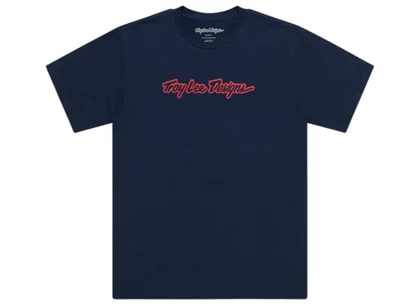 Troy Lee Designs Signature T-shirt short sleeve Navy