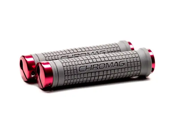 Chromag Squarewave XL grips grey/red