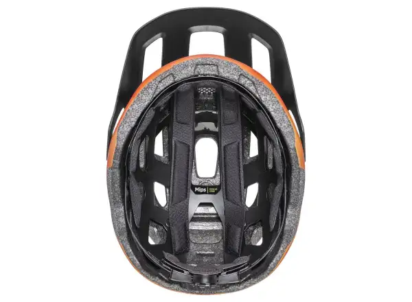 Uvex React JR. Mips helmet Papaya Natt
