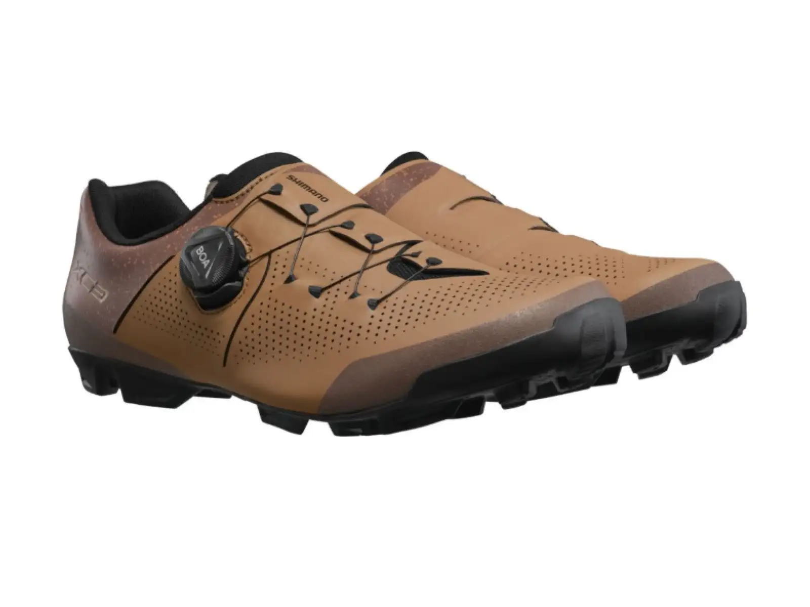 Shimano SH-XC302 Wide men's MTB shoes brown