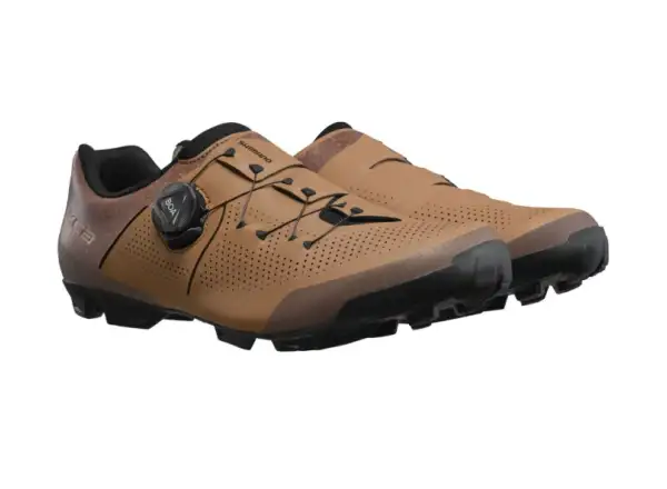 Shimano SH-XC302 Wide men's MTB shoes brown