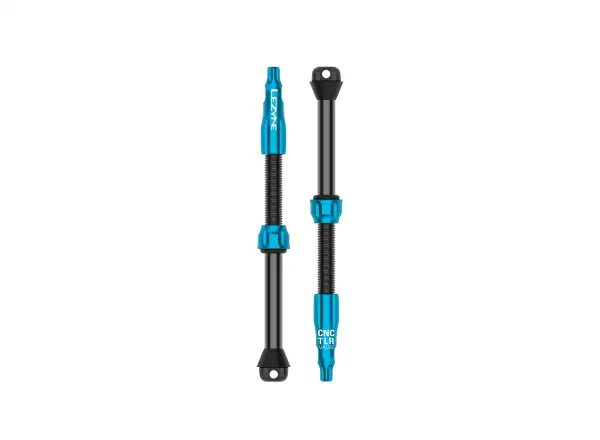 Lezyne CNC Pro tubeless valves 80mm Blue