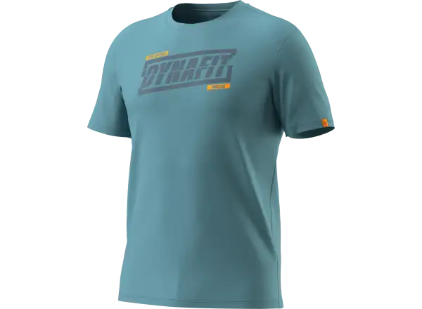 Dynafit Graphic Cotton men's T-shirt short sleeve Smoke Blue/Tabloid