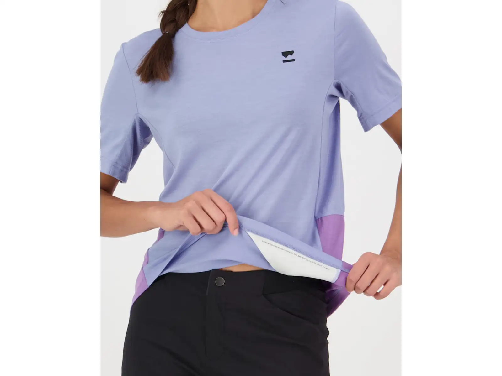 Mons Royale Tarn Merino women's T-shirt short sleeve Skyline / Bloom
