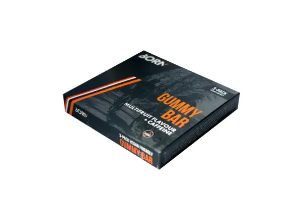 Born Gummy Bar 3PACK bars with multi fruit flavour