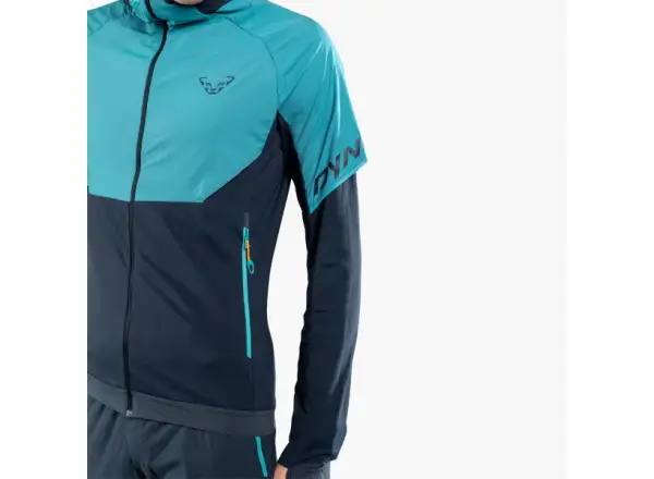 Dynafit Alpine Hybrid running jacket men's Storm Blue