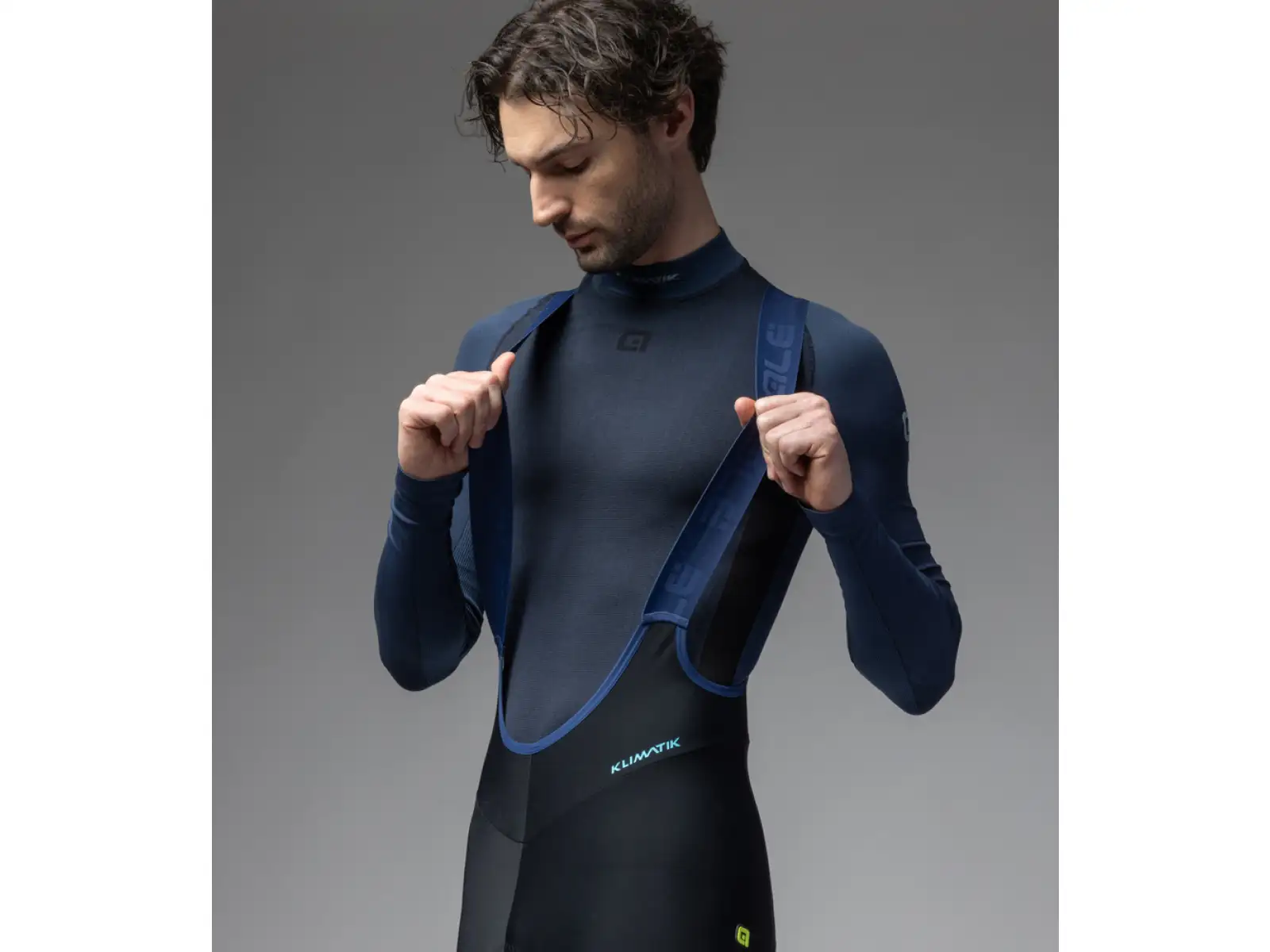 Alé Klimatik K-Tour men's insulated bib tights with insert Black