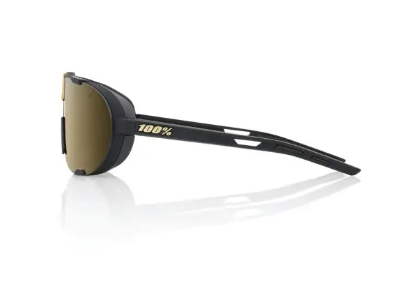 100% Westcraft Cycling Glasses Soft Tact Black/Soft Gold Mirror Lens