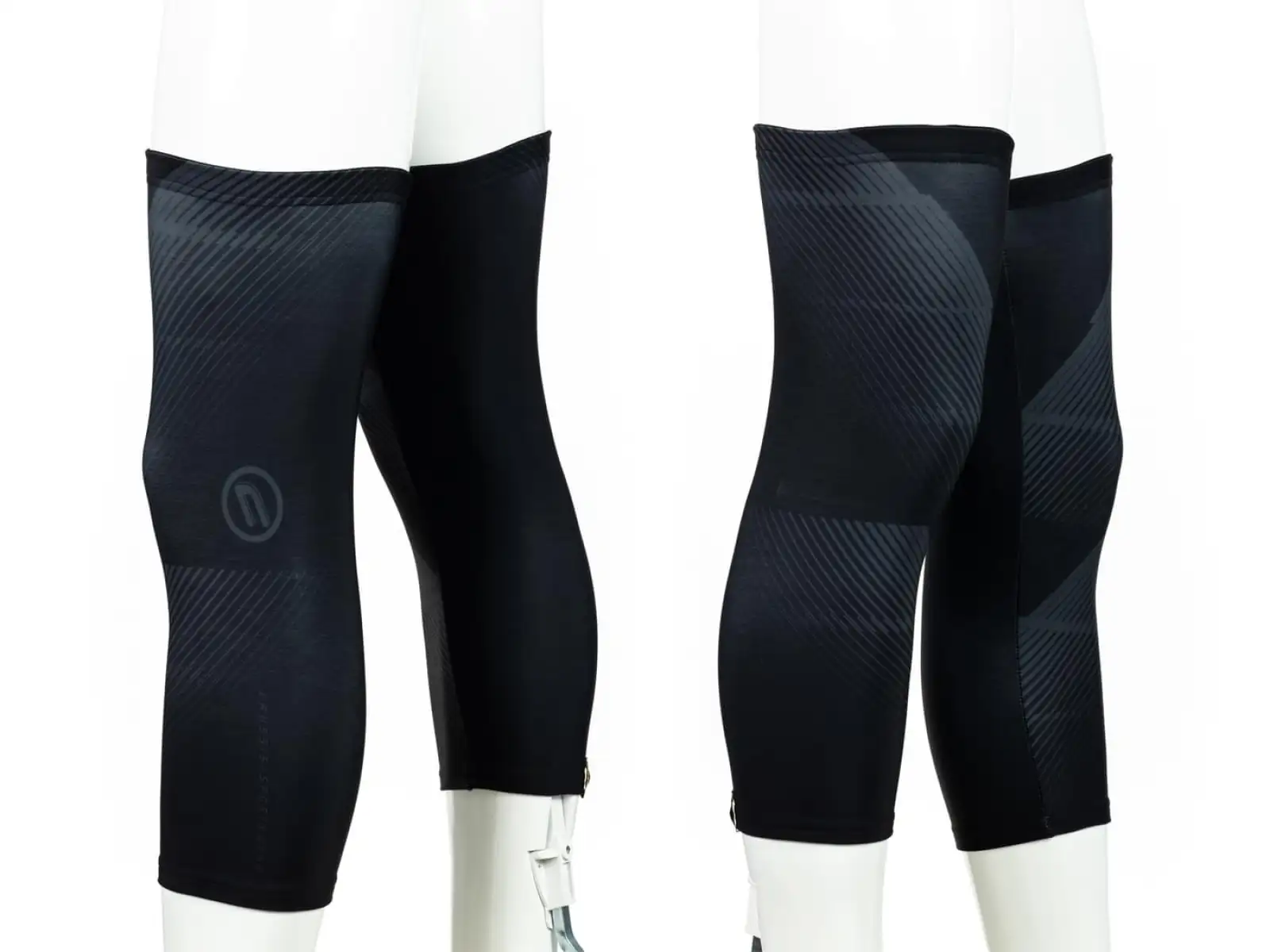 Crussis knee warmers black/yellow