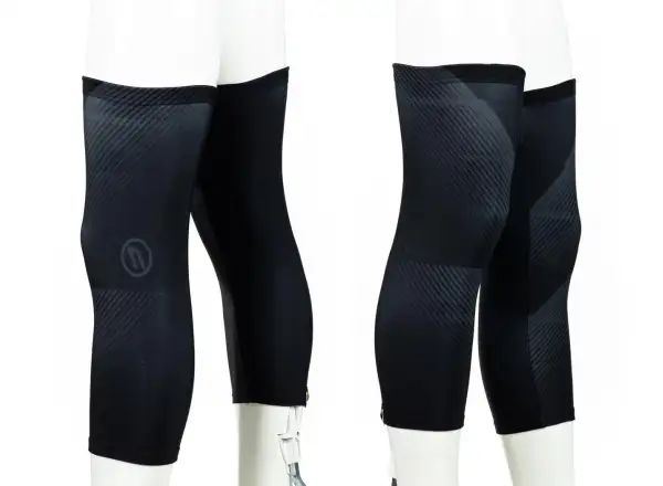 Crussis knee warmers black/yellow