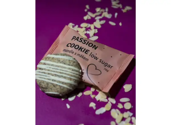 Passion Low sugar cookies Almonds with poppy seeds 70g