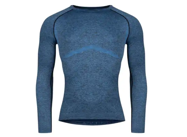 Force Soft men's functional shirt long sleeve blue