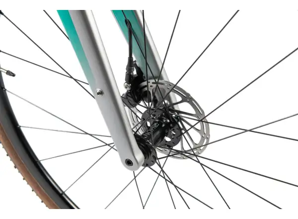 Bombtrack Tension 2 cyclocross bike Glossy Grey / Green